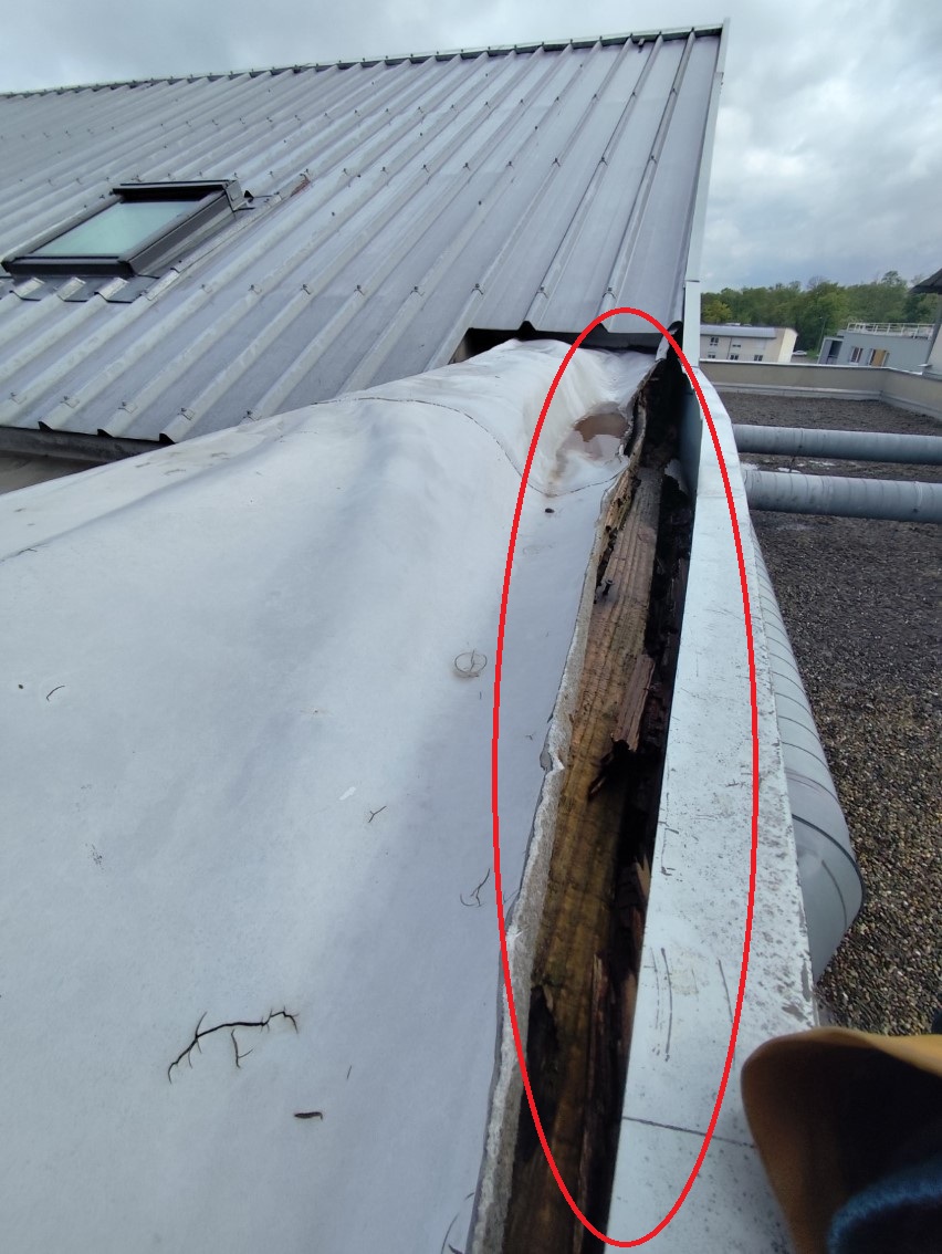 Étanchéité PVC qui se rétracte